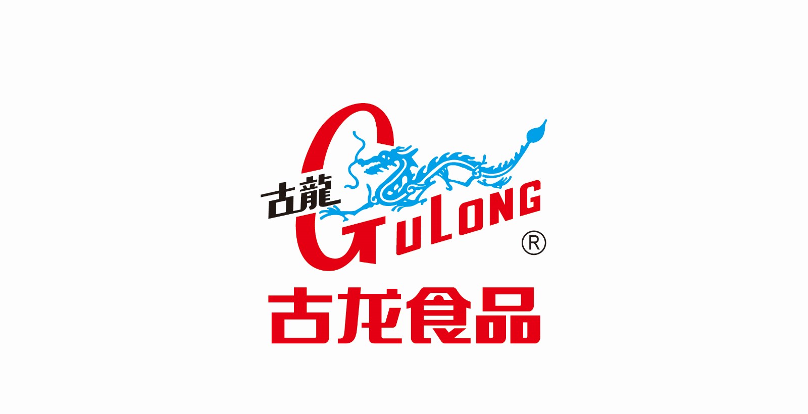 古龙食品LOGO竖版