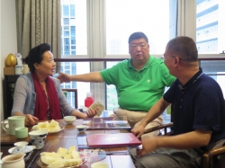 福建省品牌建设促进会专家委员会副主任林洋一行前往福州海峡茶业交流协会调研福州茉莉花茶品牌发展情况
