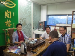 福建省品牌建设促进会专家委员会副主任林洋一行 莅临闽榕茶业调研品牌建设情况