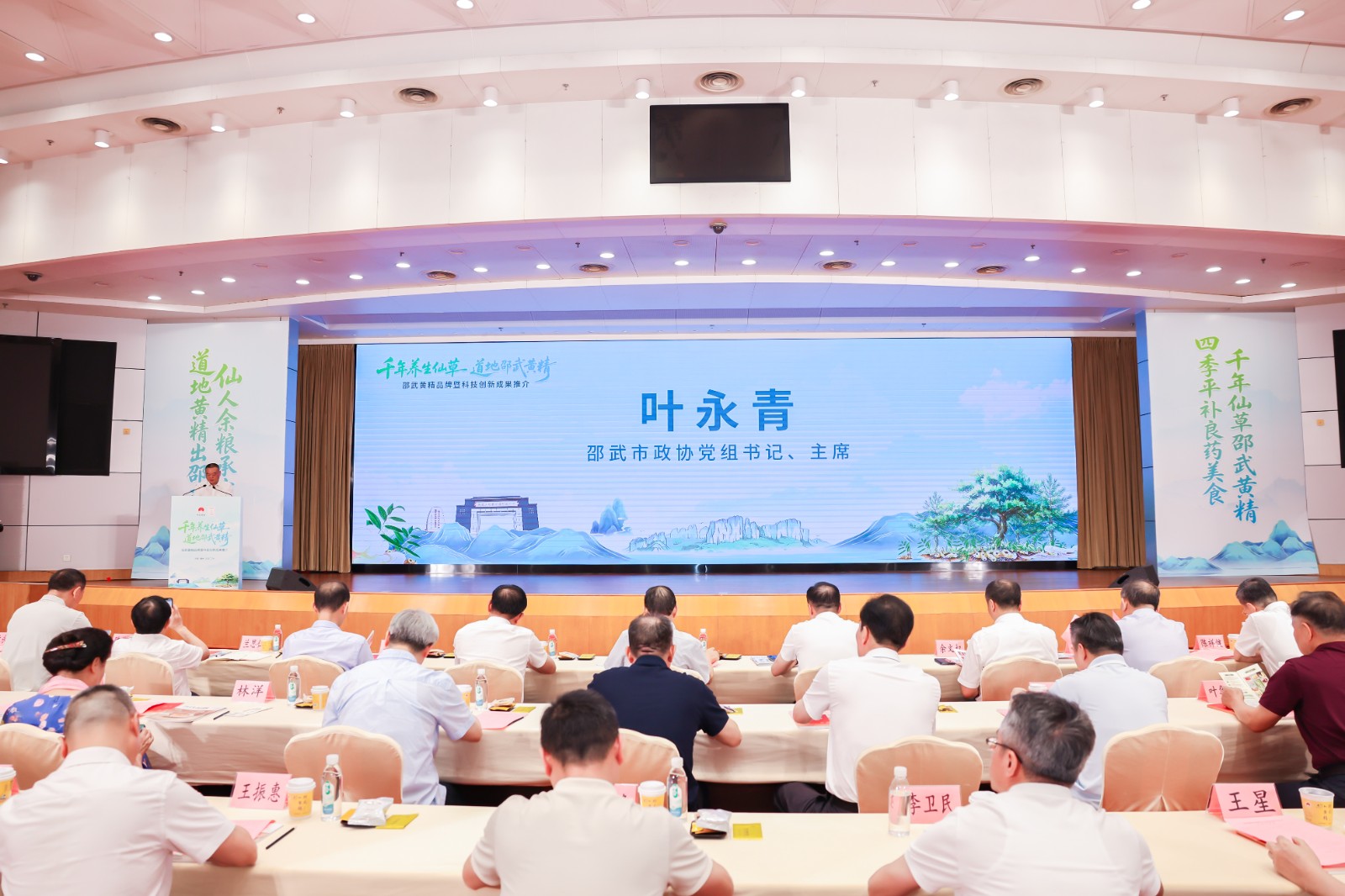 邵武市政协党组书记、主席叶永青：树福建中药材新标杆  擦亮“邵武黄精”金名片